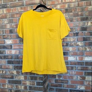 5/$20 Mustard pocket tee